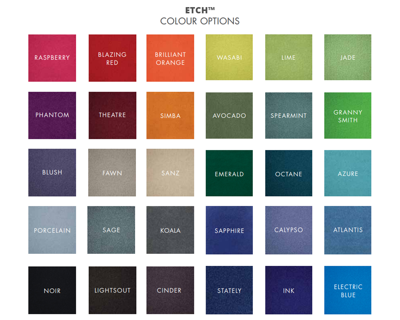 All Colour Options